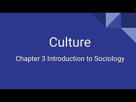 Chapter 3 Introduction to Sociology