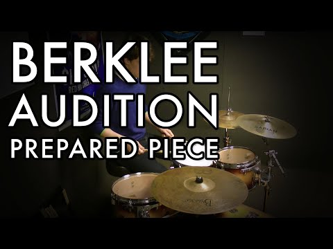 Berklee Audition Prepared Piece - For Big Sid by Max Roach