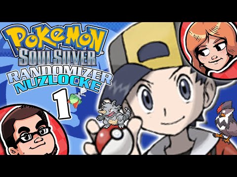 Our FIRST Pokemon Randomizer | Lets Play Soul Silver Blind Nuzlocke Part 1 (3DS Capture Card)