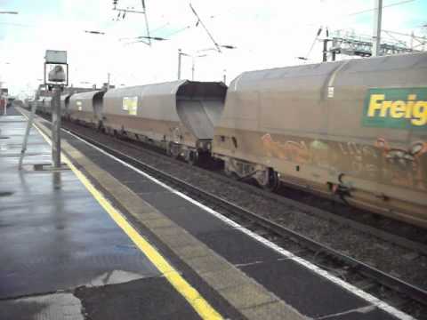 Freightliner 66545 at Wigan North Western on 6M11 5th January 2011