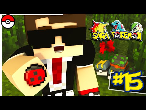 SAGA POKEMON #15 - Capturei um LENDÁRIO! E a 2ª Insígnia (Minecraft Pixelmon)
