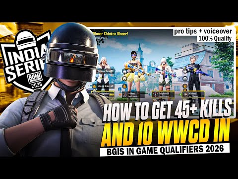 How to Qualify BGIS 2026 InGame Qualifiers 100% 🥶 || Pro Tips & Proper guide Voiceover. 🏆