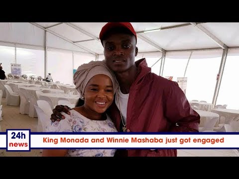 King Monada and Winnie Mashaba just got engaged
