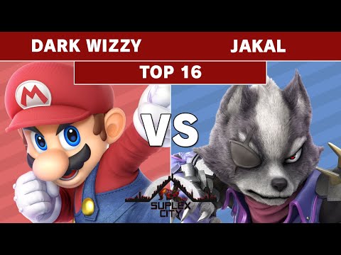 Suplex City - MVG Dark Wizzy (Mario) vs Jakal (Wolf) Top 16 - Smash Ultimate