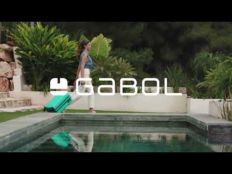 Валіза середня Gabol Zambia (M) Burgundy (113446-026) Тканина 4 колеса З кодовим замком TSA Із зовнішніми кишенями - фото 1 - id-p2217331377