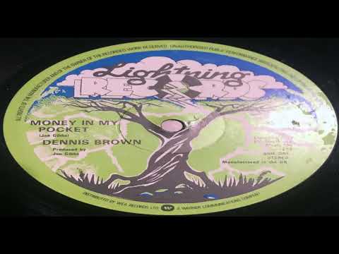 Dennis Brown.   Money In My Pocket.  ((12inch Joe Gibbs))  HQ.