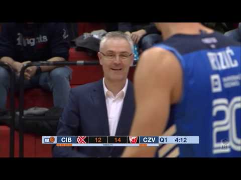 ABA Liga 2018/19, Round 12 match: Cibona - Crvena zvezda mts (22.12.2018)