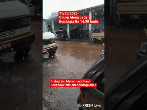 11/03/2026.chuva abençoada Itumbiara Go. 14.39 tarde