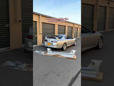 I finally found the rare JDM side skirts for my wife’s MKIV Supra!