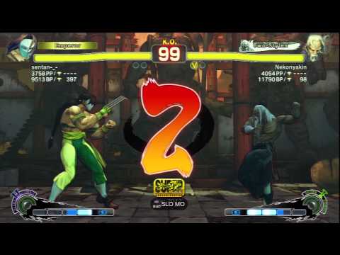 SSF4 AE 2012 Ranked sentan-_- (Vega) vs Nekonyakin (Gen)