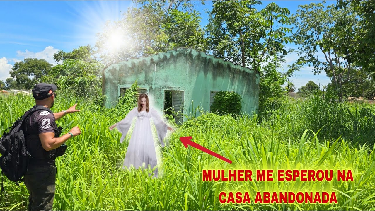 ESSA MULHER APARECEU NA FRENTE DA CASA ABANDONADA - SPIRITBOX