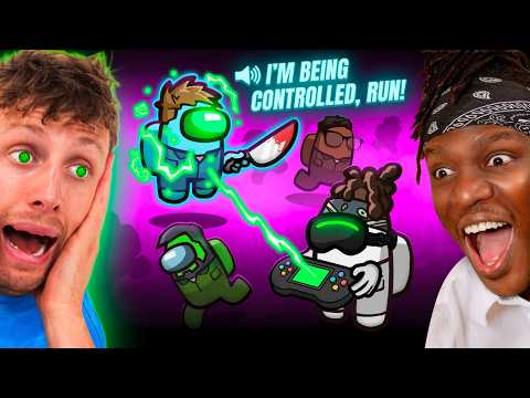 SIDEMEN AMONG US PROXIMITY CHAT BUT THE IMPOSTOR CAN CONTROL CREWMATES