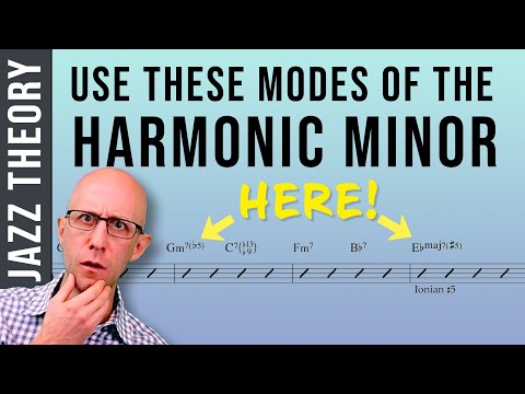 Use These Modes of The Harmonic Minor To Spice Up Your Progressions. Jazz Theory Lesson