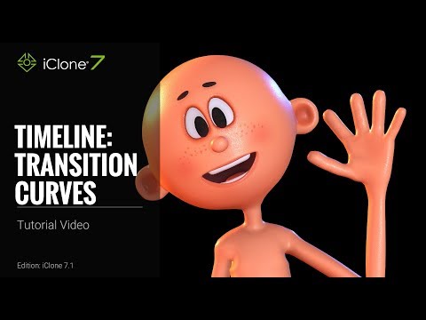 iClone 7 Tutorial - Timeline: Transition Curves