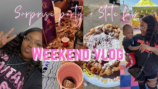 WEEKEND VLOG: STATE FAIR 🎡 & SURPRISE PARTY 🍾