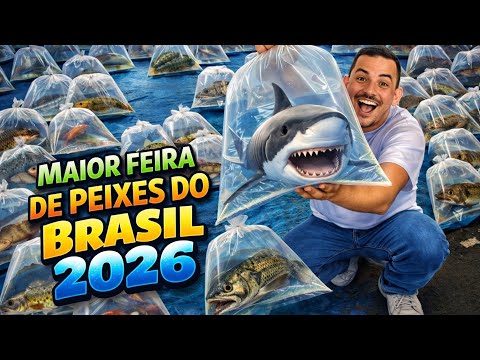 MAIOR FEIRA DE PEIXES DO BRASIL (CECAP GUARULHOS) 