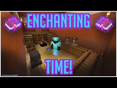 ENCHANTING TIME! - Minecraft Survival Let's Play - E36