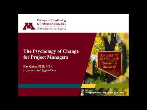 Psychology of Change for Project Managers