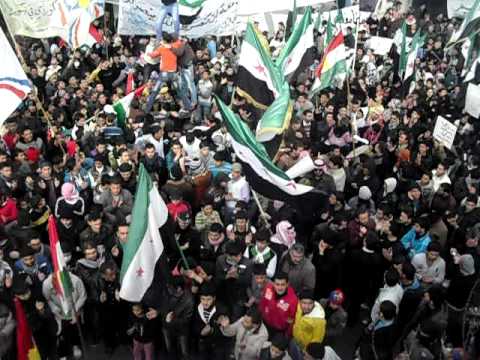 مظاهرة في مدينة القامشلي في ريف الحسكة في جمعة "إن تنصرو الله ينصركم"