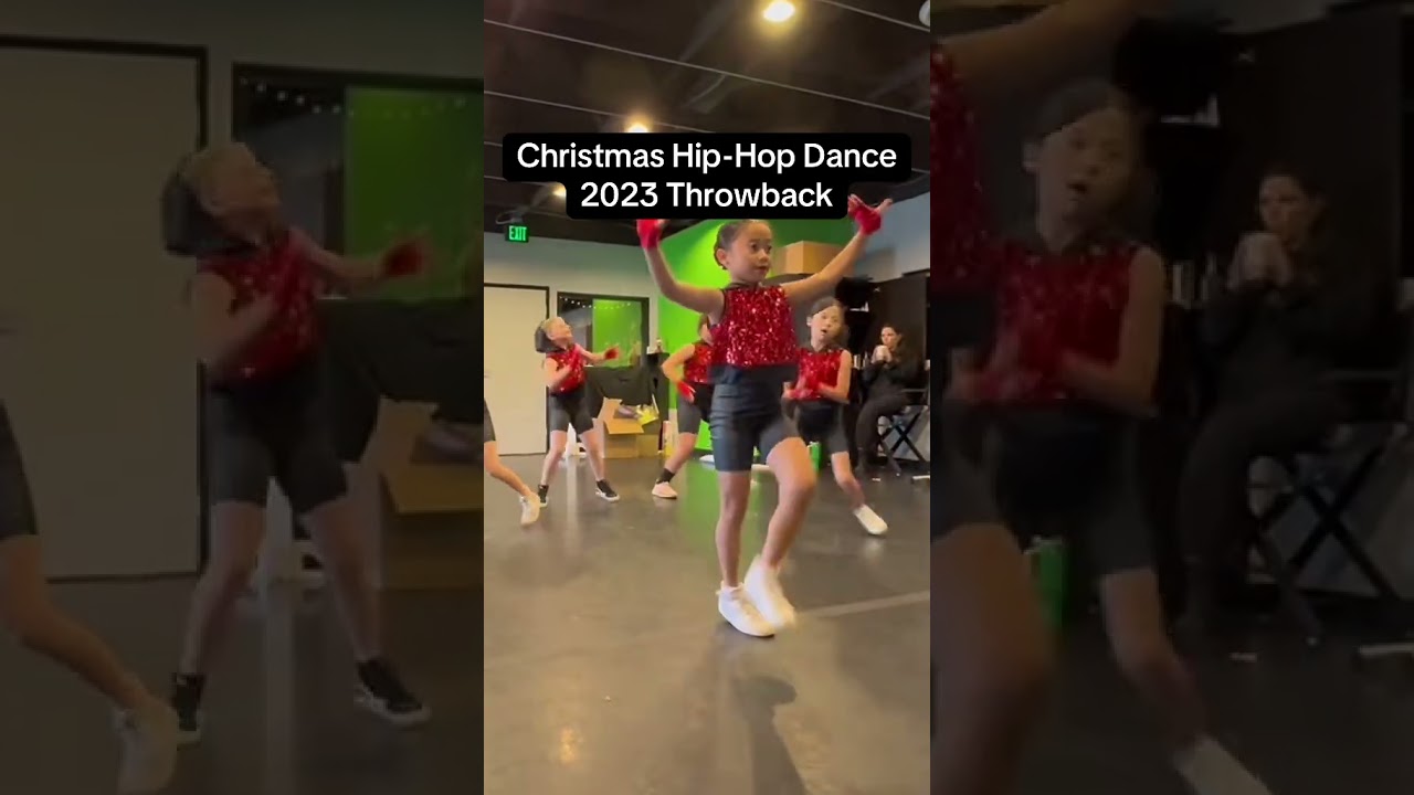 She’s doing another Christmas hip hop this recital! #christmas #hiphop #rehearsal #dance #dancers