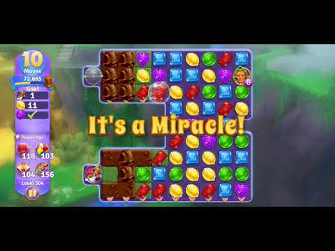 Willy Wonka's World of Candy Level 504 Complete - No Hacks (Android/IOS)