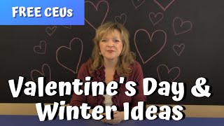Valentine’s Day & Winter Structured Teaching Activities for Toddlers...Laura Mize teachmetotalk.com