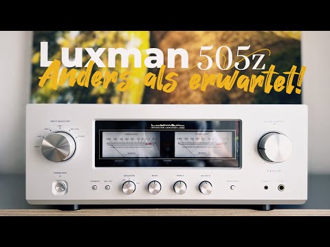 Luxman 505z - Sound art from Japan! Surprisingly different...