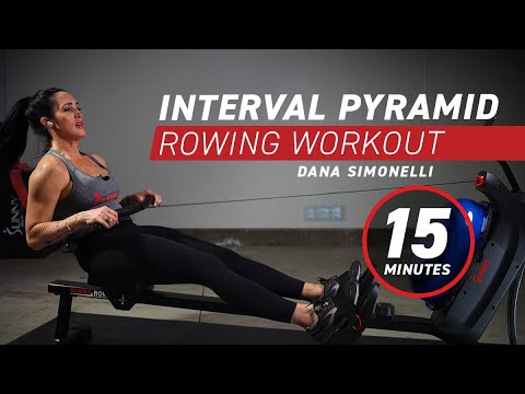 Interval Pyramid Rowing Workout - Intermediate | 15 Minutes