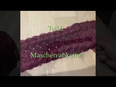 Schul Frey strickt Teil 5, Maschen abketten