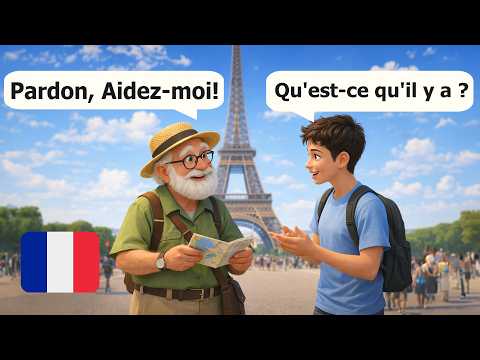 40 Minuten einfache französische Konversation | Tägliche Dialoge auf Französisch (A1-A2)