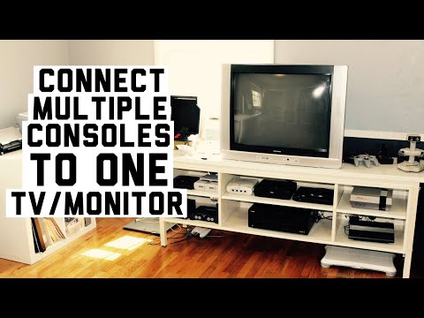 How to connect multiple consoles to a TV/Monitor (HDMI + AV)