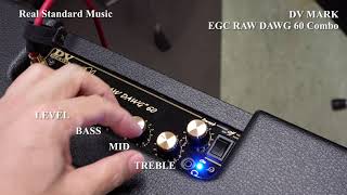 Video thumbnail for DV MARK EGC RAW DAWG 60 Combo by Real Standard Music