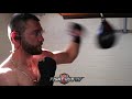 CHRIS VAN HEERDEN TRAINING FOR ASLANBEK KOZAEV, DRILLING HEAVY BAG & SPEEDBAG