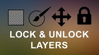 How to Unlock Layer in Photoshop |  How to Lock Layers in Photoshop | Lock a layer in Photoshop