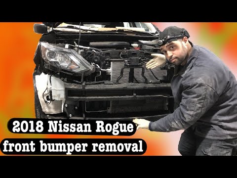 2018 Nissan Rogue front bumper removal