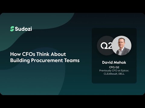 How CFOs Think About Building Procurement Teams