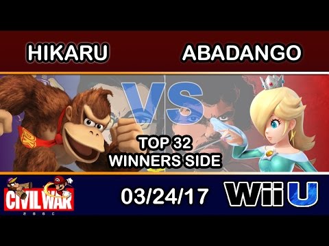 2GGC: Civil War - Hikaru (Donkey Kong) Vs. LG | Abadango (Rosalina) Top 32 Winners Side