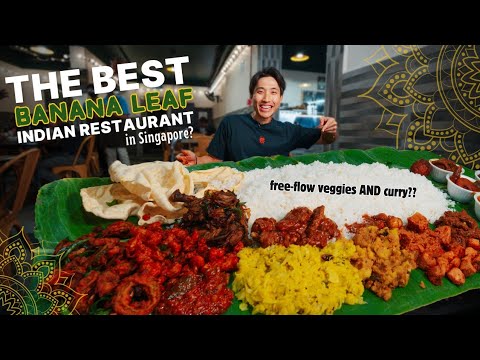 UNLIMITED CURRIES on Banana Leaf at Gandhi Restaurant! | Best Indian Food in Little India Singapore!