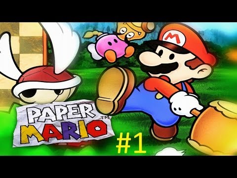 Kratos plays Paper Mario Part 1: Peach gets kidnapped