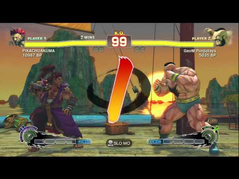 GeoM Punjiplaya ( ZANGIEF ) VS JR RODRIGUEZ ( AKUMA ) SSFIV ENDLESS BATTLE MATCH GAMES 1-6