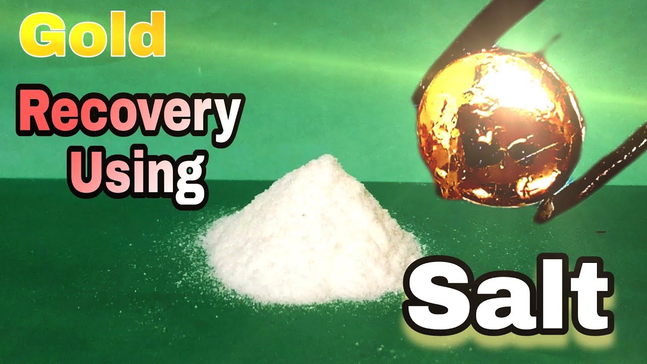 Gold Recovery Using Salt | Recover Gold From Gold Plated Pins | Electrolysis Gold Recovery