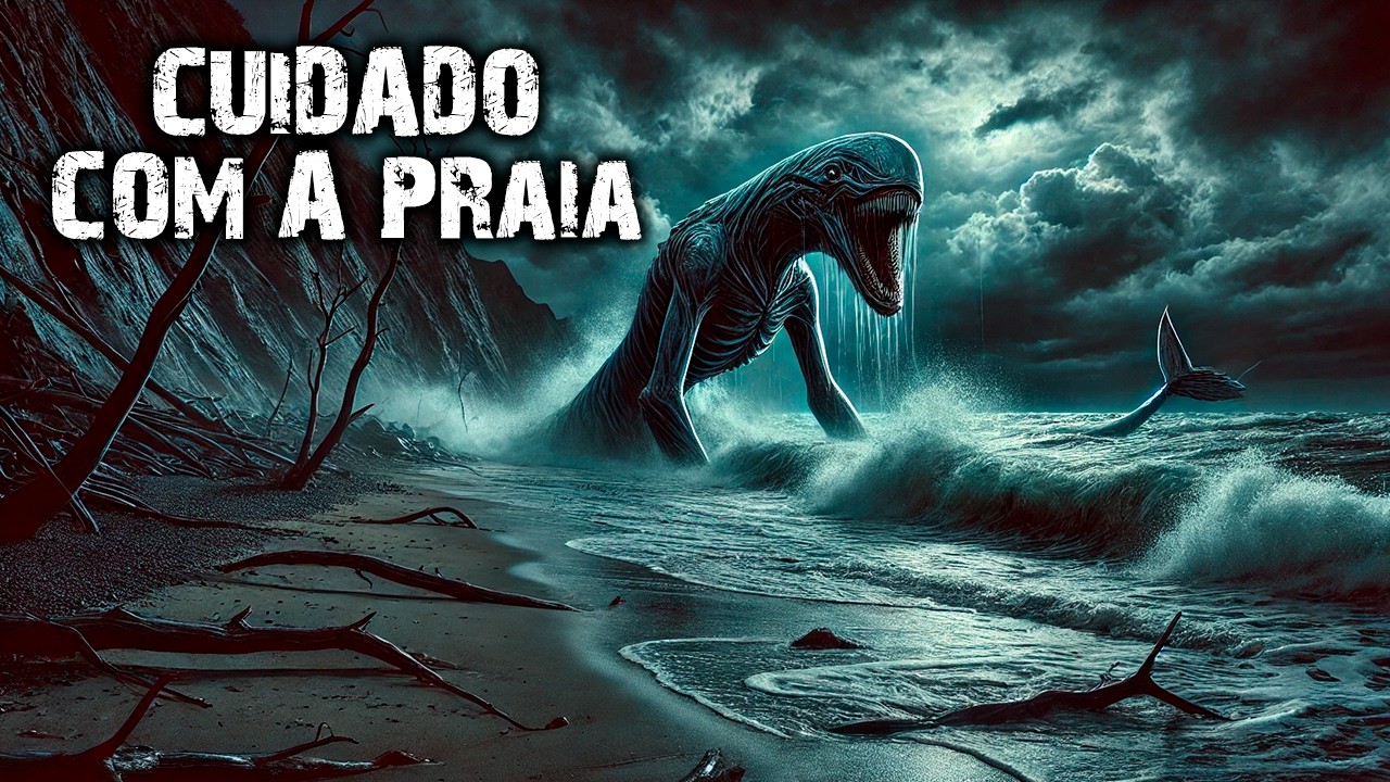 SE VOCÊ FOR NA PRAIA, FIQUE LONGE DA ÁGUA!