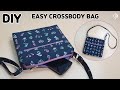 DIY EASY CROSSBODY BAG Shoulder Bag Sewing Tutorial Tendersmile Handmade