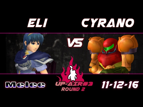 UpAir 3 - Eli(Marth) vs Cyrano(Samus) - Round 2 - SSBM
