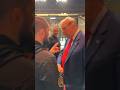 KHABIB NURMAGOMEDOV SHAKES HANDS WITH DONALD TRUMP