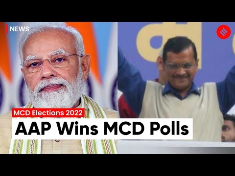 MCD Election Results: AAP Crosses Halfway Mark, Dislodges BJP To Win MCD Polls