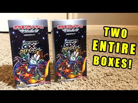 *SHINY POKEMON CARDS EVERYWHERE!* Opening Both GX ULTRA SHINY Booster Box!