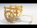How To Make A Bullock Cart Ice Cream Stick Easy Craft Idea Popsicle Stick Art DIY