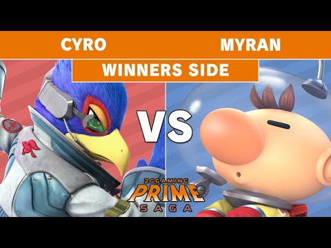 2GG: Prime Saga - Cyro (Falco) vs Myran (Olimar) Winners Side - Smash Ultimate