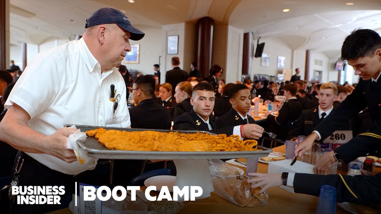 How Annapolis Cooks Feed 4,400 Navy Midshipmen In 20 Minutes | Boot Camp | Business Insider